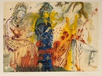 Salvador dali (1904-1989), three of the four seasons (summer, autumn and winter), lithograph on arches, n° 158/195 sheet size 55 x 67 cm. (21.64 x 26.37 in.) - afbeelding 18 van  19