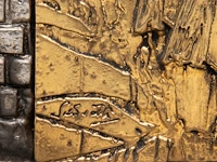Salvador dali (1904-1989), 'wailing wall - baruch b ha shem', metal menorah sculpture 17.5 x 30 cm. (6.88 x 11.81 in.) - afbeelding 6 van  7