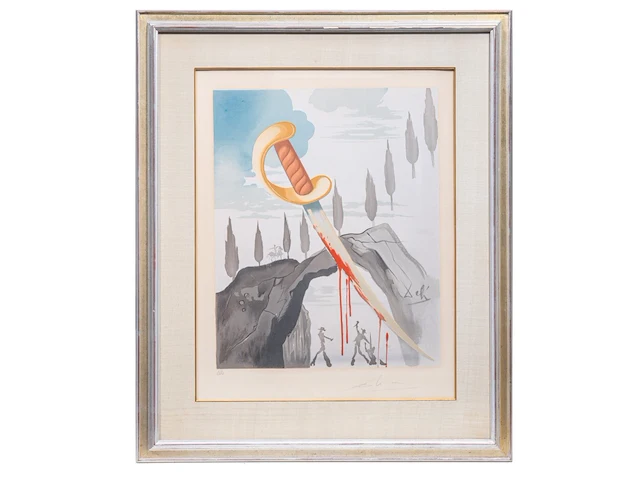 Salvador dali (1904-1989), 'whoever carries off carmen must pay with his life', lithograph, n° civ/cxxv 54 x 43 cm. (21.26 x 16.92 in.), frame: 87 x 71 cm. (34 1/4 x 27.94 in.) - afbeelding 2 van  7