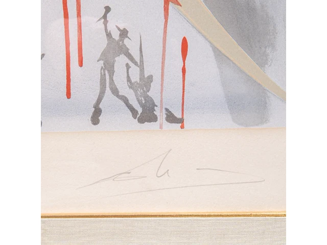 Salvador dali (1904-1989), 'whoever carries off carmen must pay with his life', lithograph, n° civ/cxxv 54 x 43 cm. (21.26 x 16.92 in.), frame: 87 x 71 cm. (34 1/4 x 27.94 in.) - afbeelding 4 van  7