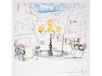Salvador dali (naar) - place fürstenberg - printografie - afbeelding 1 van  5