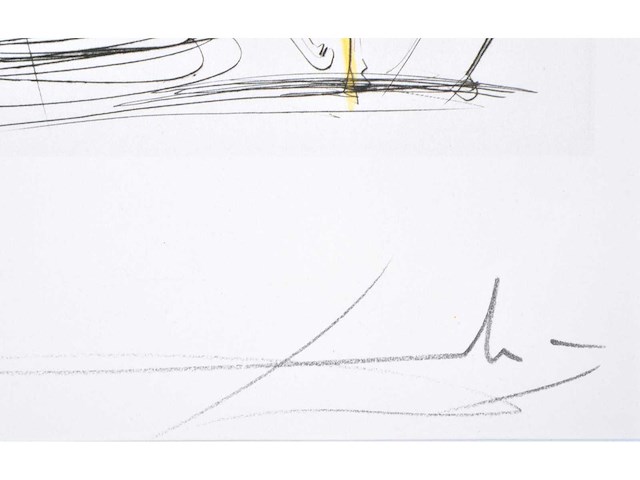 Salvador dali (naar) - place fürstenberg - printografie - afbeelding 3 van  5