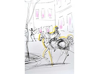 Salvador dali (naar) - place fürstenberg - printografie - afbeelding 4 van  5