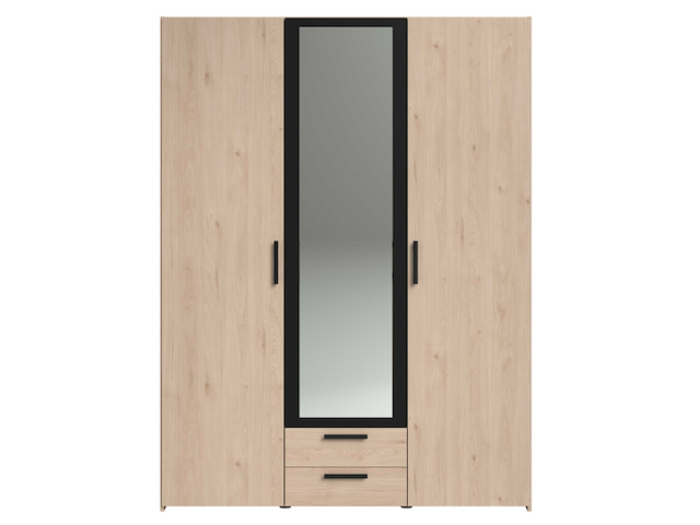 Salvador kledingkast met spiegel - modern design voor je kleding - afbeelding 5 van  7