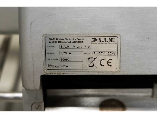 Sam - 2014 - p310f - automatische snijmachine - afbeelding 5 van  7