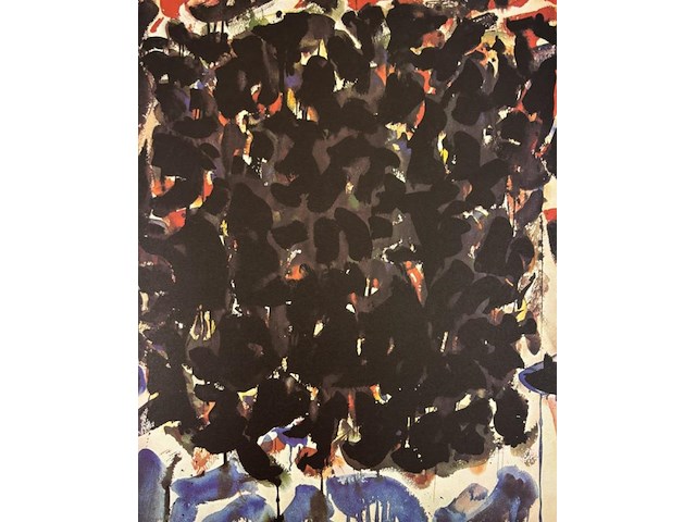 Sam francis - gravure 1975 - afbeelding 1 van  1
