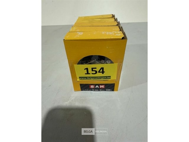 Sam houtschroef 3 x 30 1000st - afbeelding 1 van  3