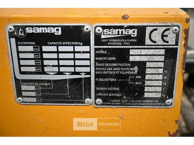 Samag elektrische palletwagen - afbeelding 4 van  5