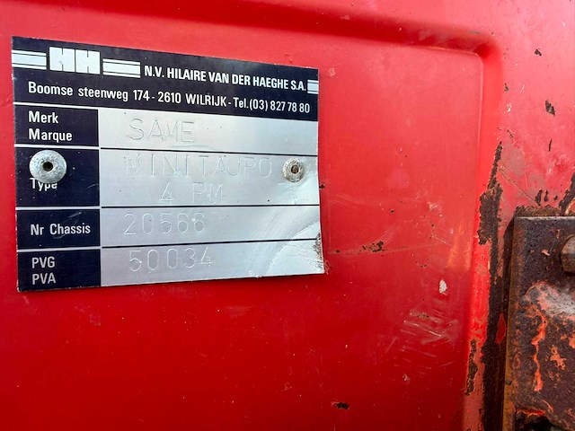 Same minitauro 4 pm bosbouwtractor - afbeelding 10 van  29