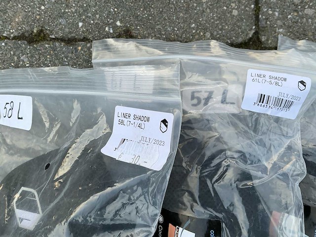 Samshield inlay/ uitwas ruiter helm paarden (6x) - afbeelding 4 van  6