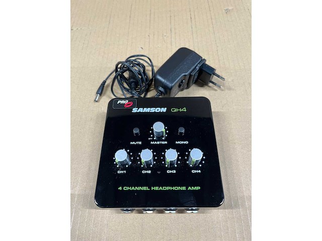 Samson qh4 4-channel headphone amplifier - afbeelding 1 van  4