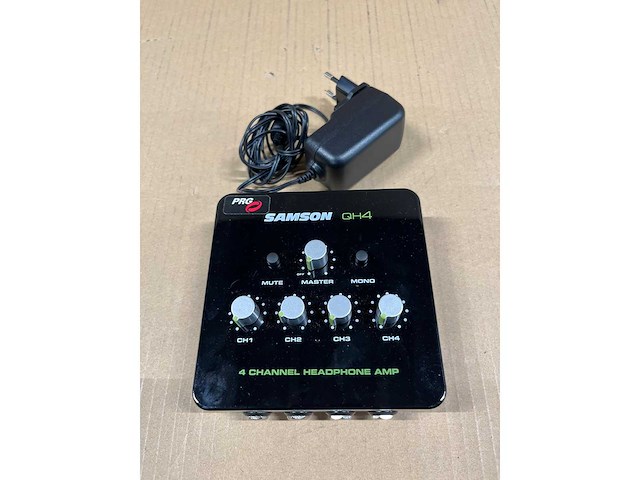 Samson qh4 4-channel headphone amplifier - afbeelding 1 van  3