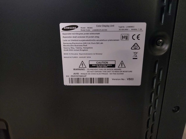 Samsung - me46c - display - afbeelding 5 van  5