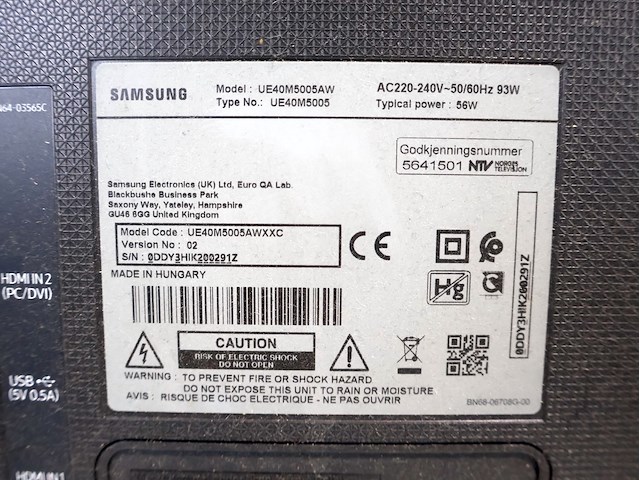 Samsung 40 inch tv - afbeelding 3 van  6