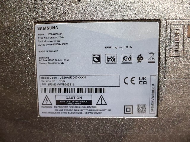 Samsung 50 inch tv - afbeelding 5 van  7