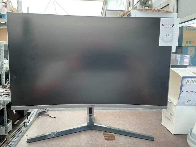 Samsung c27jg50qq4 monitor 27” - afbeelding 1 van  2