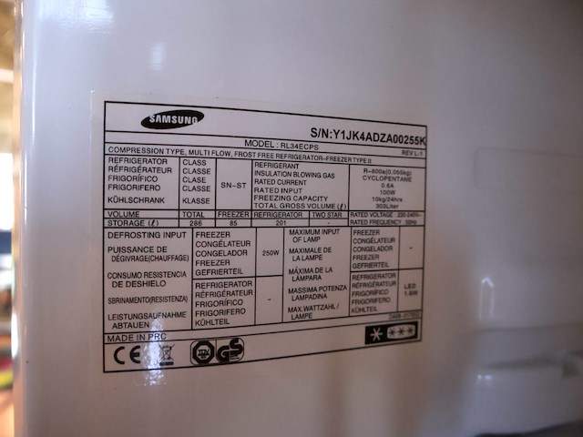 Samsung combo koelkast/diepvries - afbeelding 7 van  11