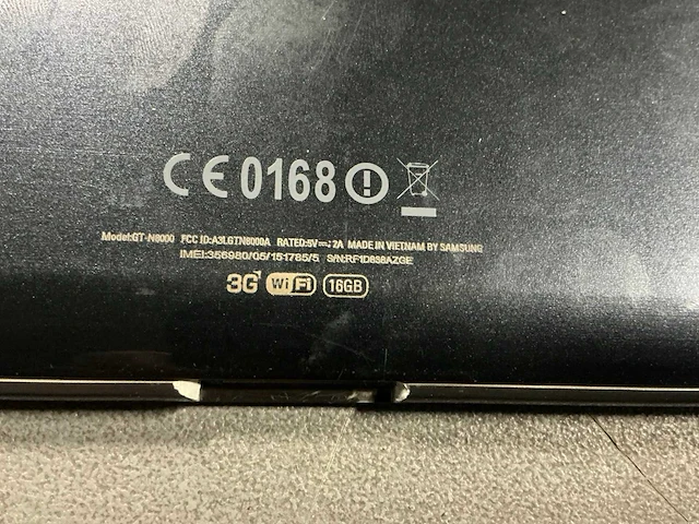 Samsung gt-nt8000 tablet - afbeelding 4 van  4
