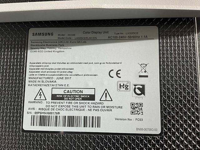 Samsung lh32dce display op mobiele standaard - afbeelding 6 van  7