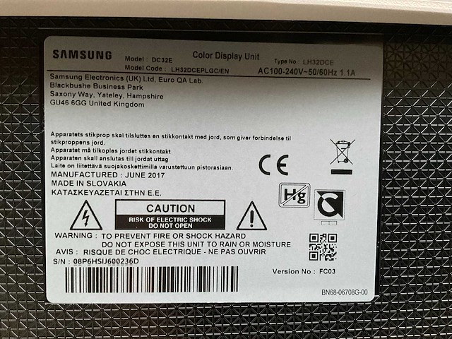 Samsung lh32dce display op mobiele standaard - afbeelding 5 van  7