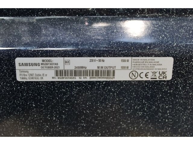Samsung micro-grill ms2bf303tas - afbeelding 7 van  7