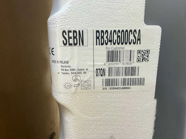 Samsung rb34c600csa vrijstaande koel-vriescombinatie - afbeelding 3 van  3