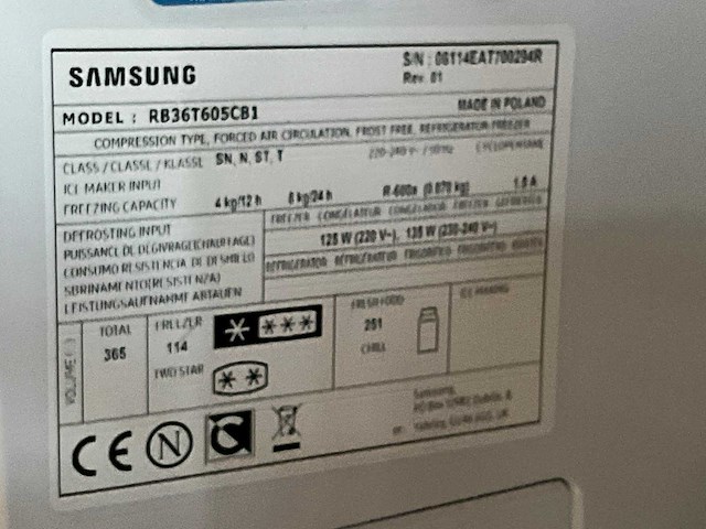 Samsung rb36t605cb1 koelkast - afbeelding 8 van  8