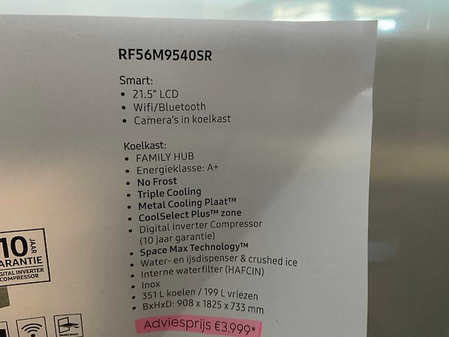 Samsung rf56m9540sr family hub amerikaanse koelkast - afbeelding 8 van  24