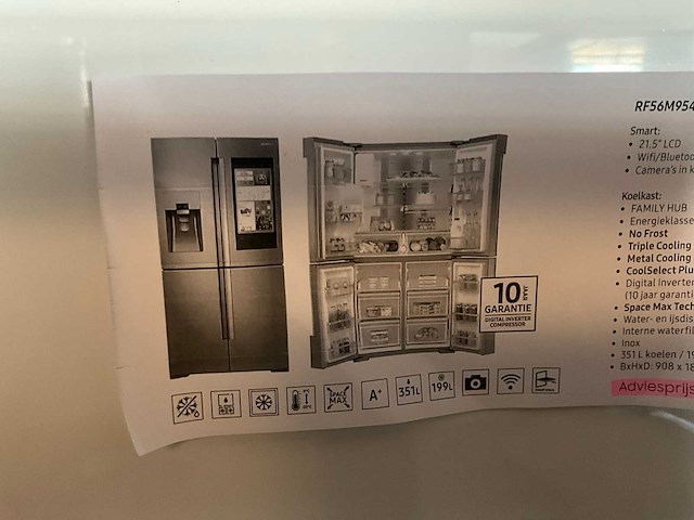 Samsung rf56m9540sr family hub amerikaanse koelkast - afbeelding 3 van  8