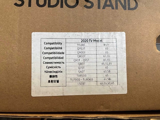 Samsung studio stand tv stand - afbeelding 2 van  5