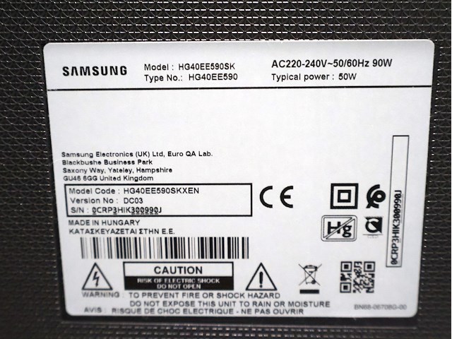 Samsung tv 40 inch - afbeelding 3 van  4