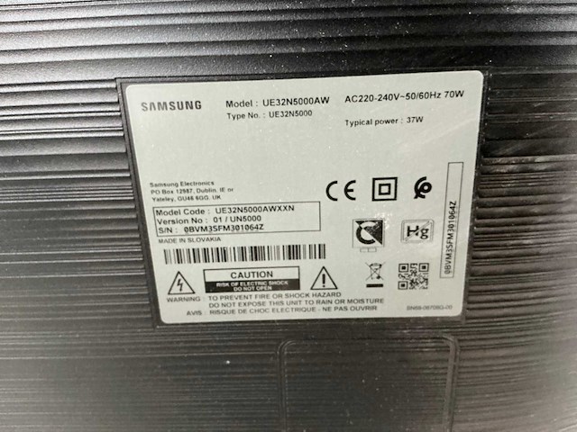 Samsung ue32n5000aw televisie - afbeelding 5 van  5