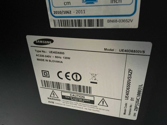 Samsung ue40d6500 televisie - afbeelding 4 van  5