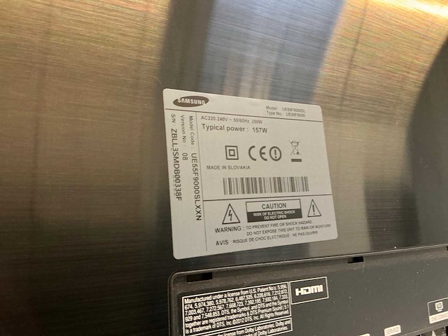 Samsung ue55f9000sl - afbeelding 3 van  3