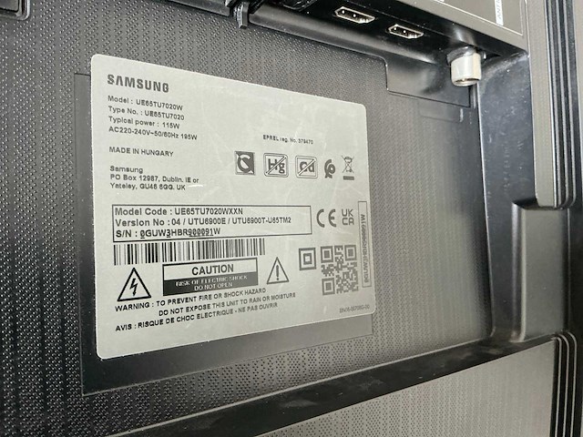 Samsung ue65tu7020 monitor - afbeelding 3 van  5