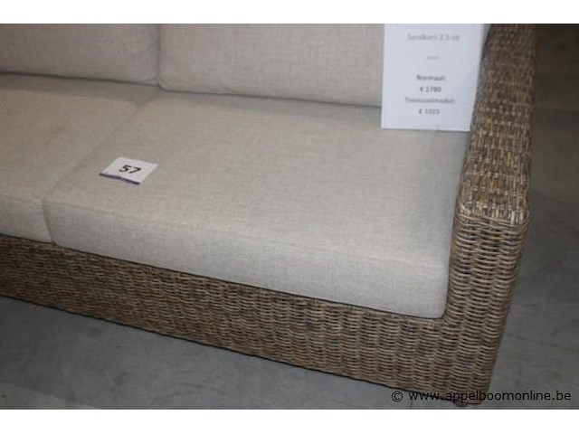 Sandkorn 2,5-zit inclusief kussens - afbeelding 2 van  2