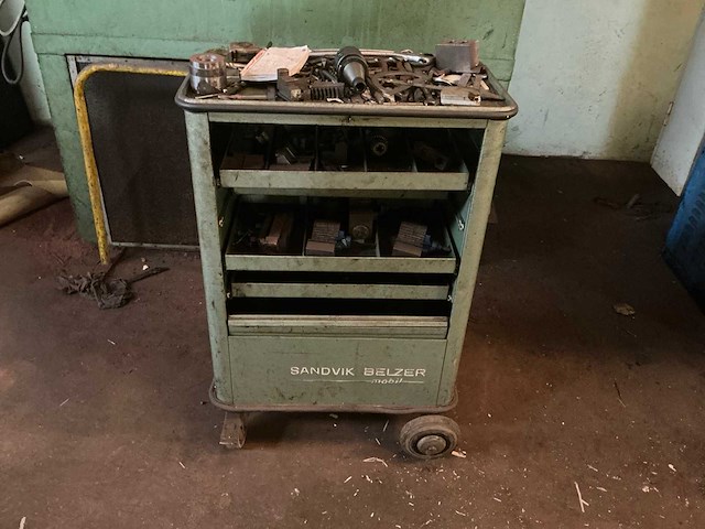 Sandvik belzer gereedschapswagen - afbeelding 1 van  4