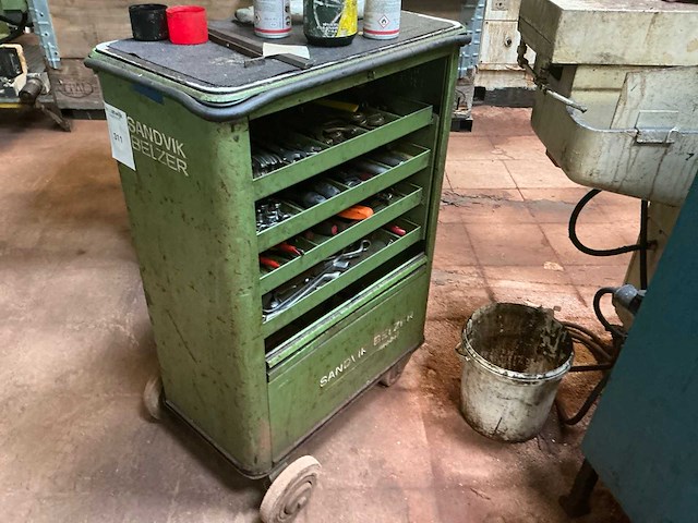 Sandvik belzer gereedschapswagen - afbeelding 2 van  4