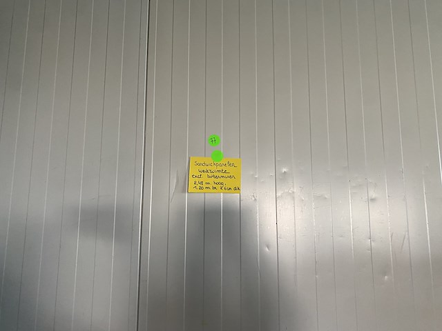 Sandwichpanelen werkruimte excl. buitenmuren - afbeelding 1 van  7