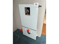Sanibroyeur saniwall pro vuilwaterpompunit met toilet - afbeelding 2 van  6