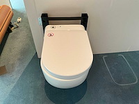 Sanibroyeur saniwall pro vuilwaterpompunit met toilet - afbeelding 4 van  6