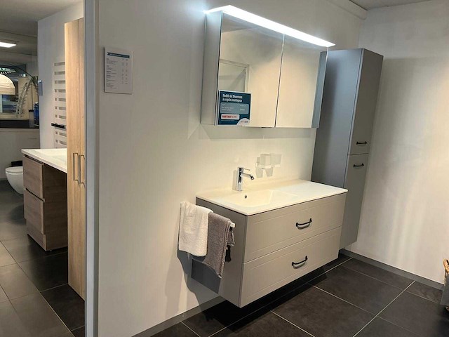 Sanijura - halo xl 120cm - hygiënische artikelen - badkamermeubelset - afbeelding 1 van  4