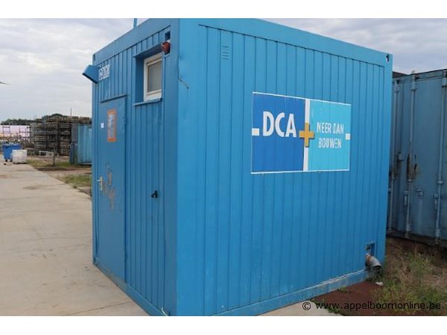 Sanitaire container, met 2 wasbakken, toiletten en verwarming, werking niet gekend - afbeelding 2 van  4
