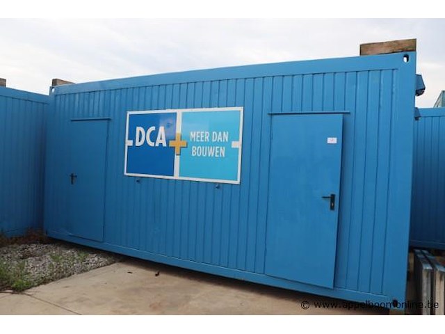 Sanitaire container, met toiletten, urinoir, wasbak, raam met rolluik - afbeelding 2 van  8