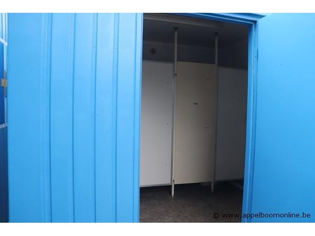 Sanitaire container, met toiletten, urinoir, wasbak, raam met rolluik - afbeelding 6 van  8