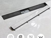 Sanitemodar doucheafvoer (zwart) - afbeelding 3 van  5