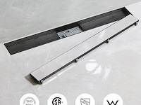 Sanitemodar doucheafvoer (zwart) - afbeelding 3 van  5