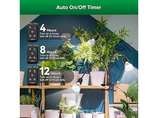 Sansi led-plantenlamp - afbeelding 5 van  5