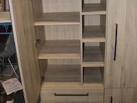 Santorini barkast 3 dr/2la/4 open lamulux - afbeelding 2 van  2