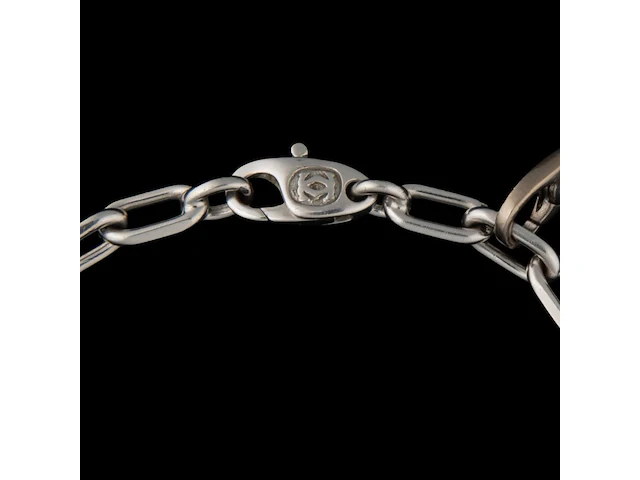 Santos de cartier charm bracelet in 18ct white gold, with diamond charms, weight: 37,8 g (+) - afbeelding 7 van  18